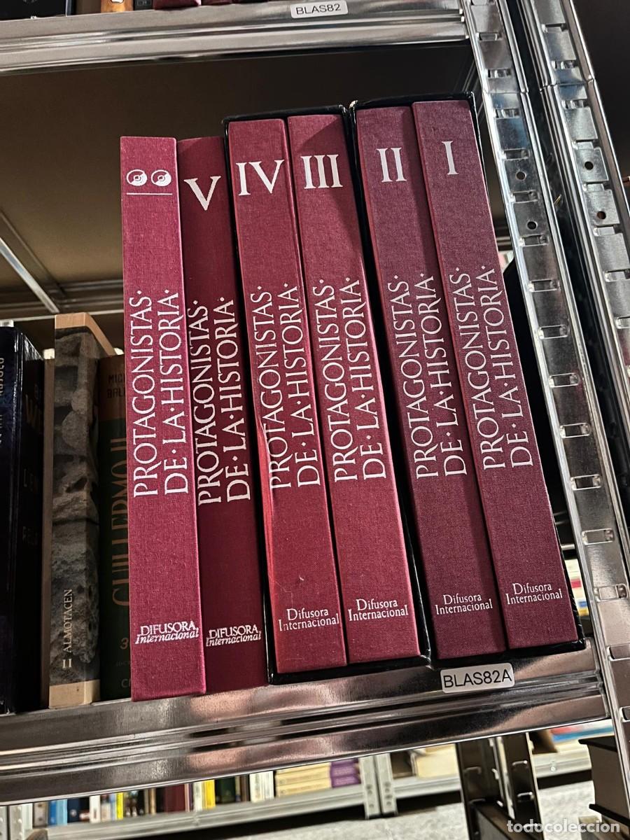 Libros de segunda mano: BLAS82A &mdash; Protagonistas de la Historia (colecci&oacute;n completa, tomos I II III IV V&mdash; Difusora