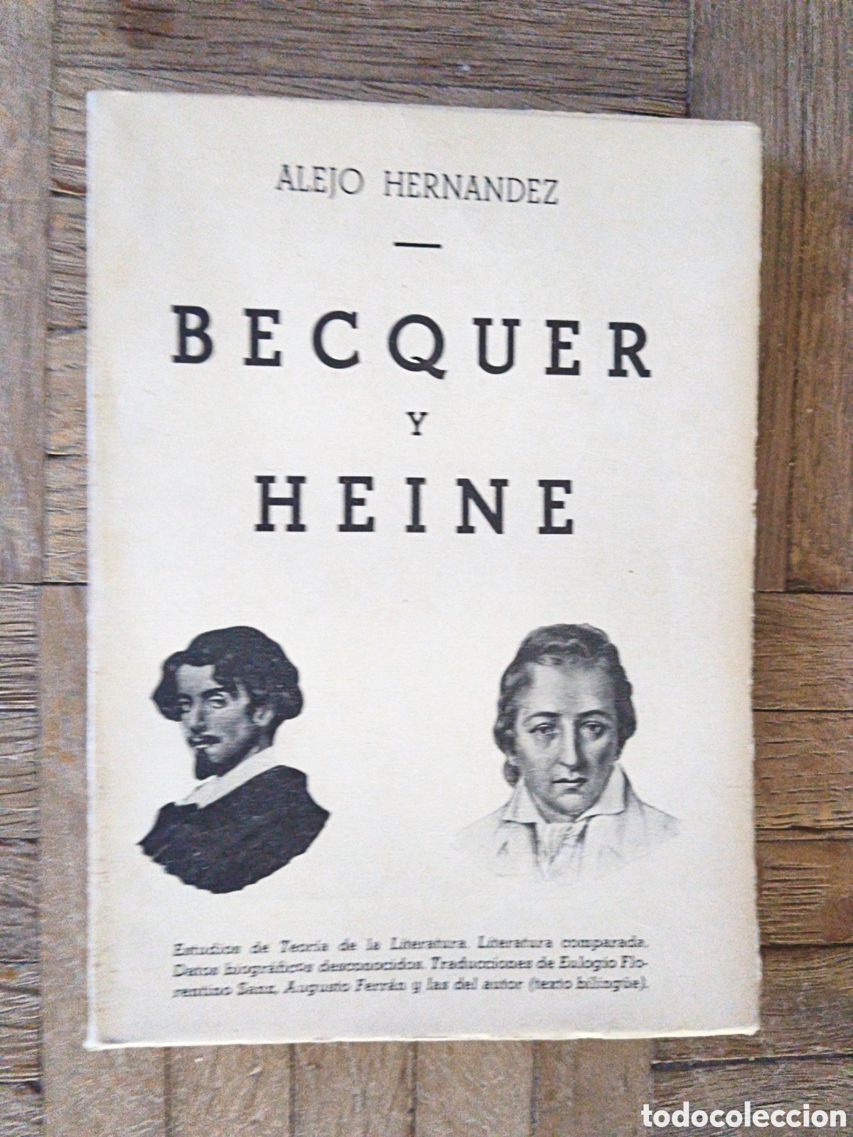 Second hand books: B&eacute;cquer y Heine. Alejo Hern&aacute;ndez