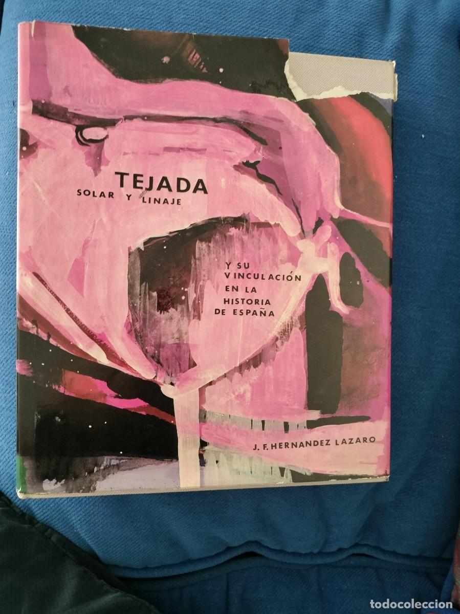 Libros de segunda mano: TEJADA SOLAR Y LINAJE- CAMEROS- LA RIOJA- J.F. HERNANDEZ LAZARO- 1976