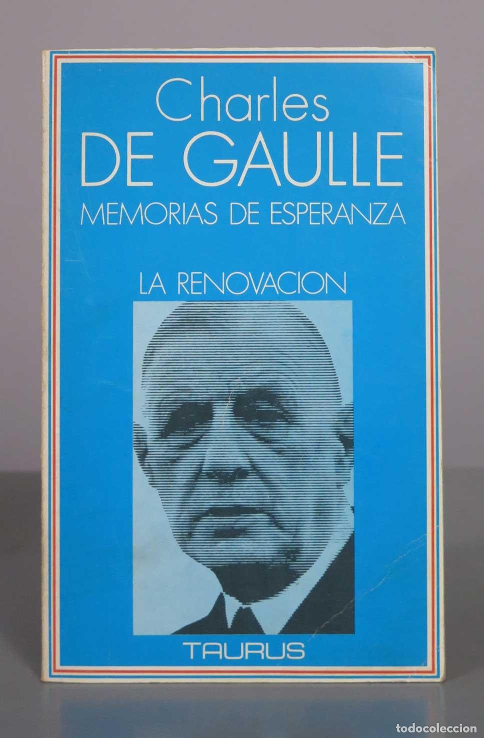 Libros de segunda mano: Memorias de esperanza: La renovaci&oacute;n - Charles de Gaulle - taurus