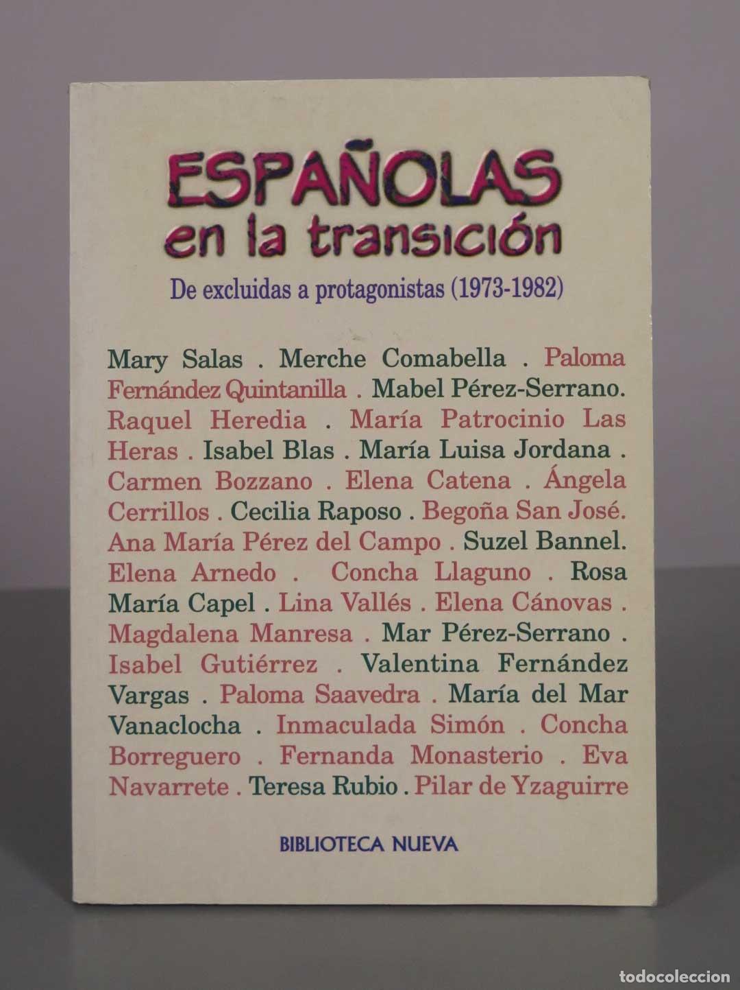 Libros de segunda mano: Espa&ntilde;olas en la transici&oacute;n: De excluidas a protagonistas - Mary Salas, Merche Comabella - Biblioteca
