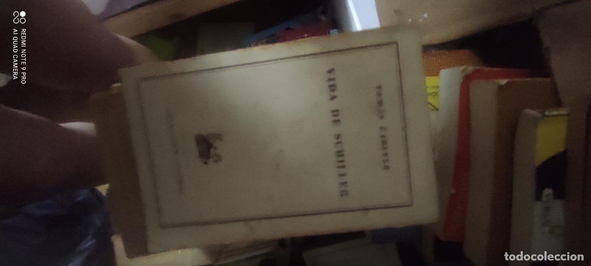 Libros de segunda mano: Vida de Schiller / Tomas Carlyle. Austral, 1079.