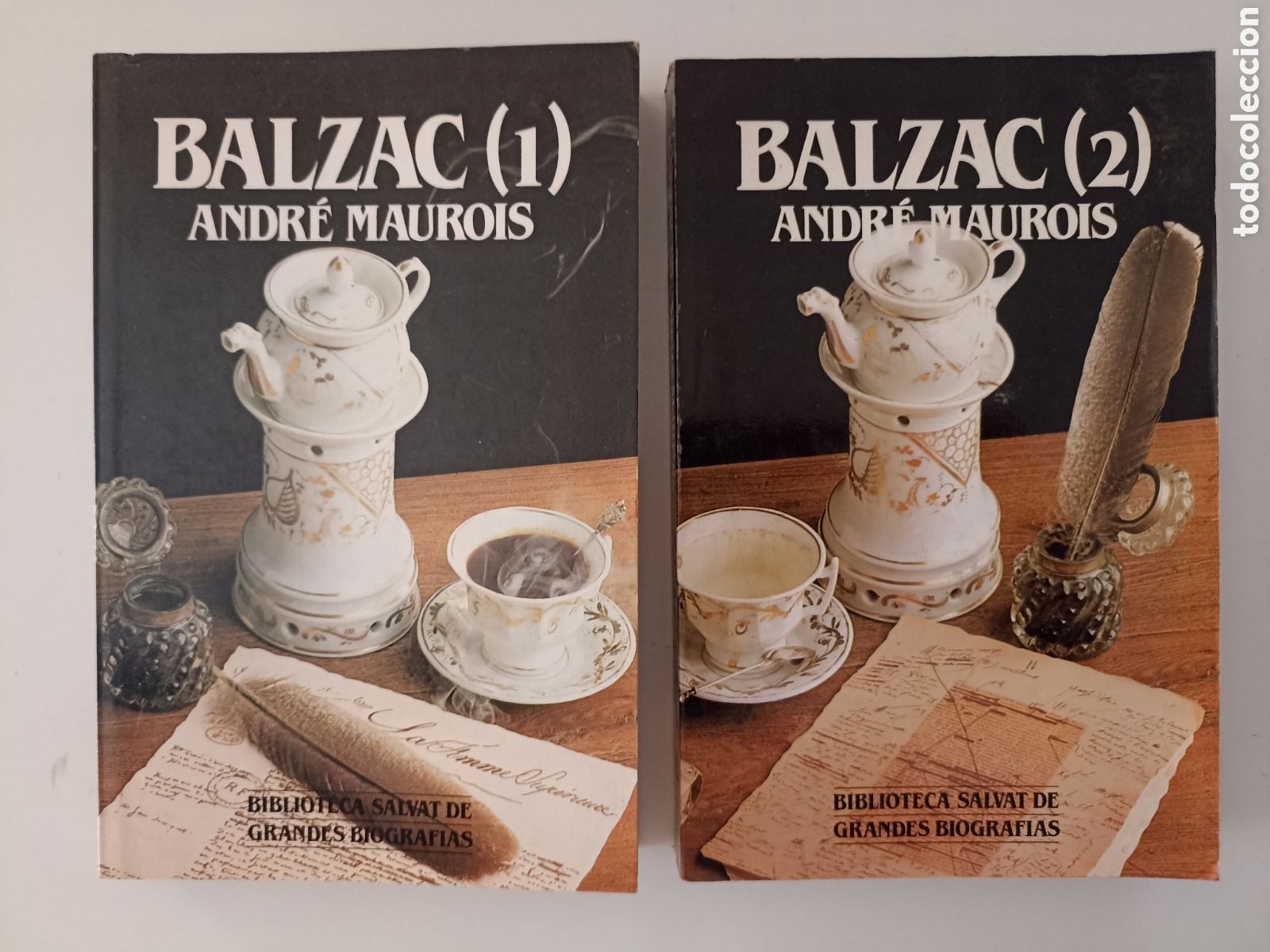 Libros de segunda mano: Andr&eacute;Maurois - Balzac (Salvat, 1988) 2 tomos. Grandes biograf&iacute;as