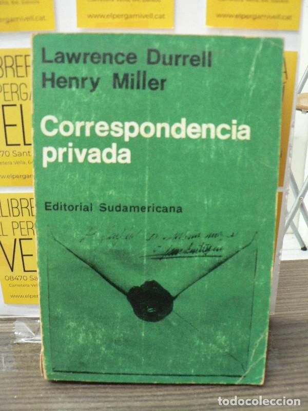 Libros de segunda mano: Correspondencia privada - Lawrence Durrell ; Henry Miller - Editorial Sudamericana - 1964, 1&ordf; ed. -