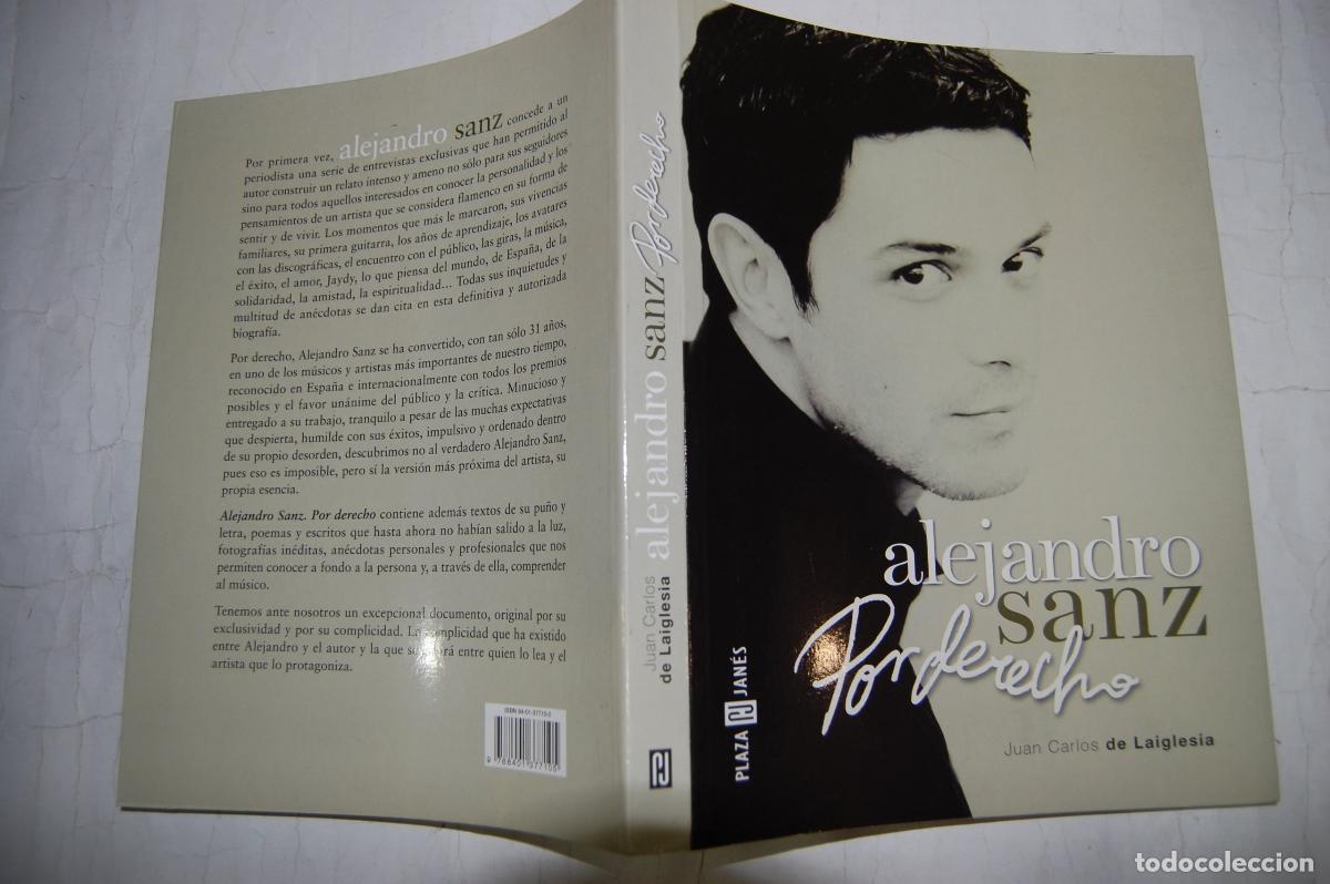 Libros de segunda mano: Alejandro Sanz Por Derecho