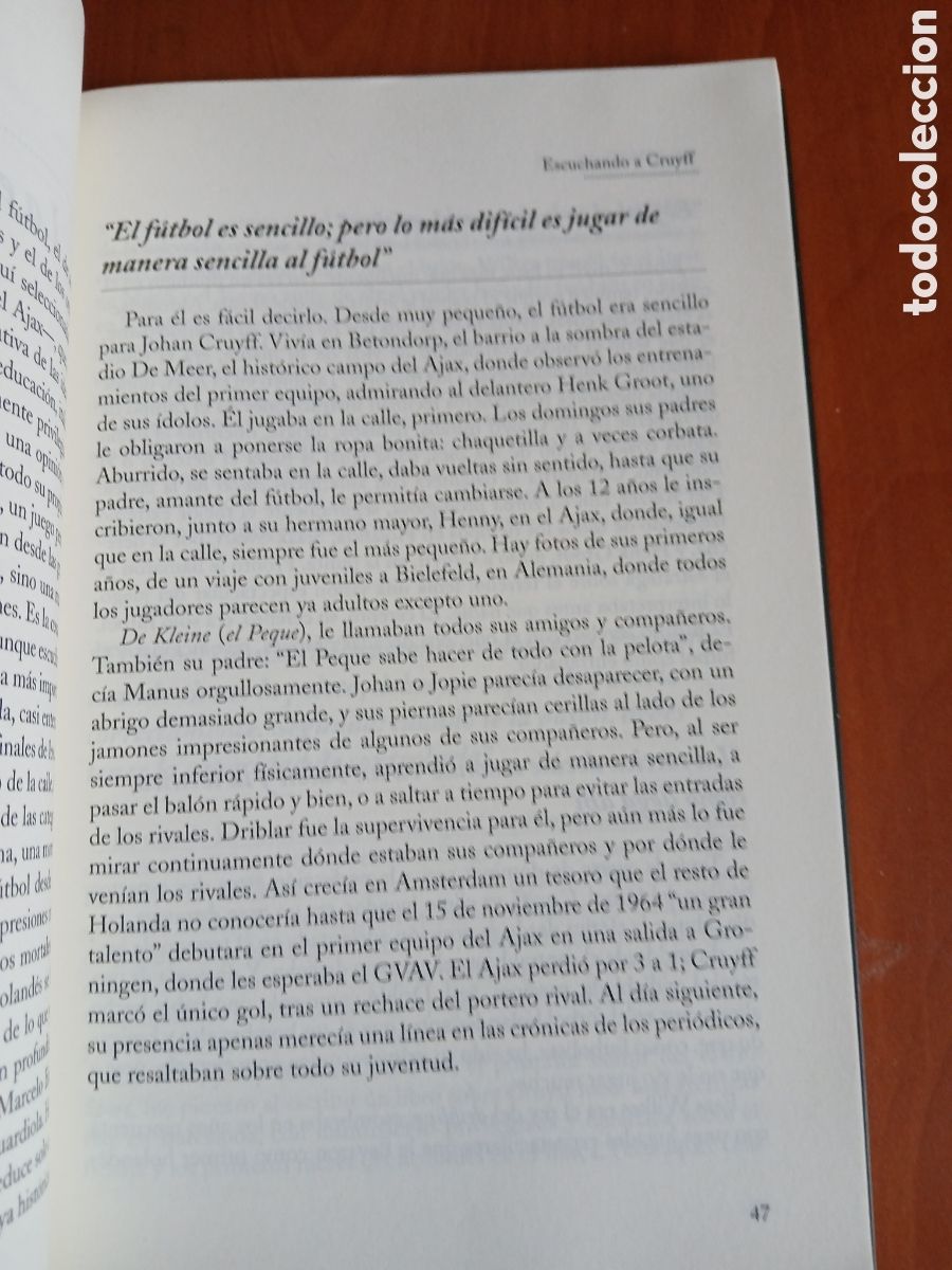 Libros de segunda mano: Escuchando a Cruyff. Edwin Winkels. - Foto 10