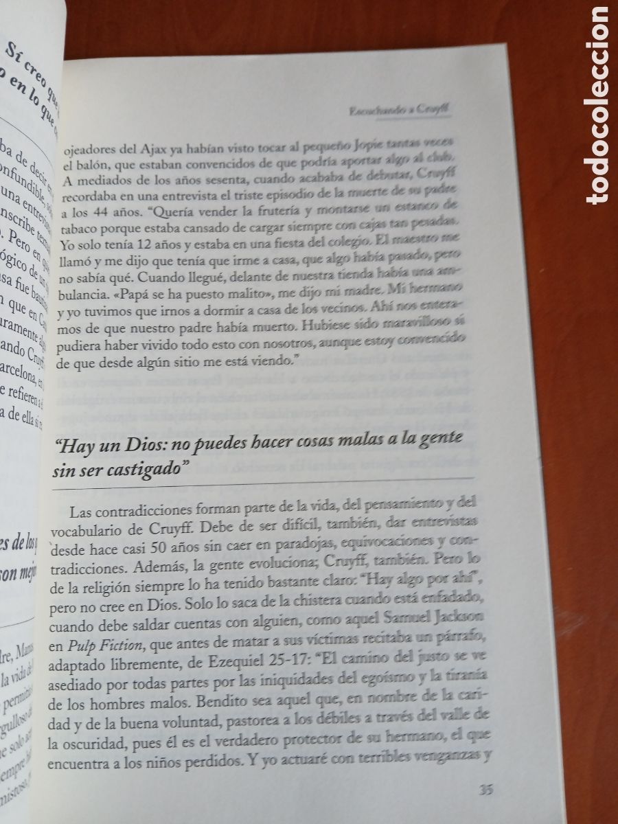 Libros de segunda mano: Escuchando a Cruyff. Edwin Winkels. - Foto 11