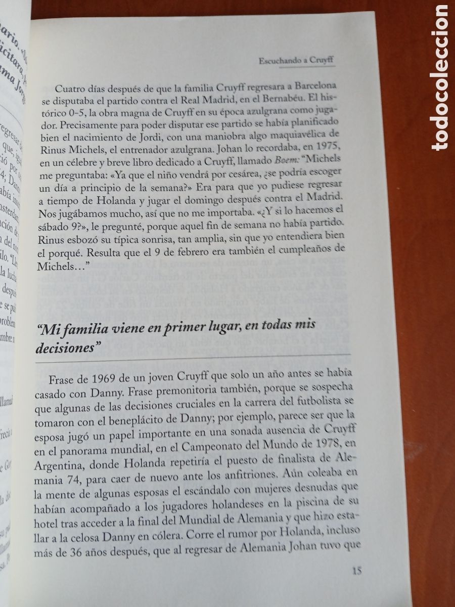 Libros de segunda mano: Escuchando a Cruyff. Edwin Winkels. - Foto 12