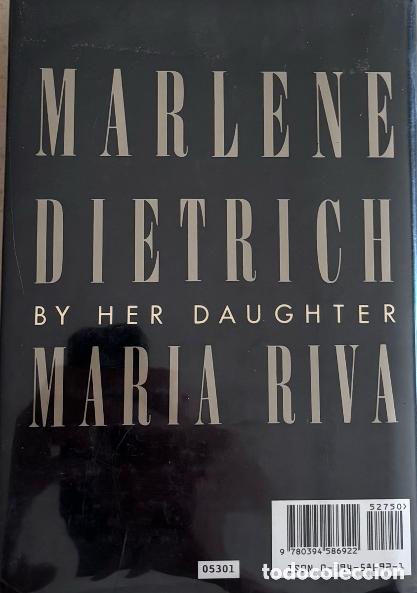 Livres d'occasion: Marlene Dietrich &middot; Maria Riva &middot; Biograf&iacute;a