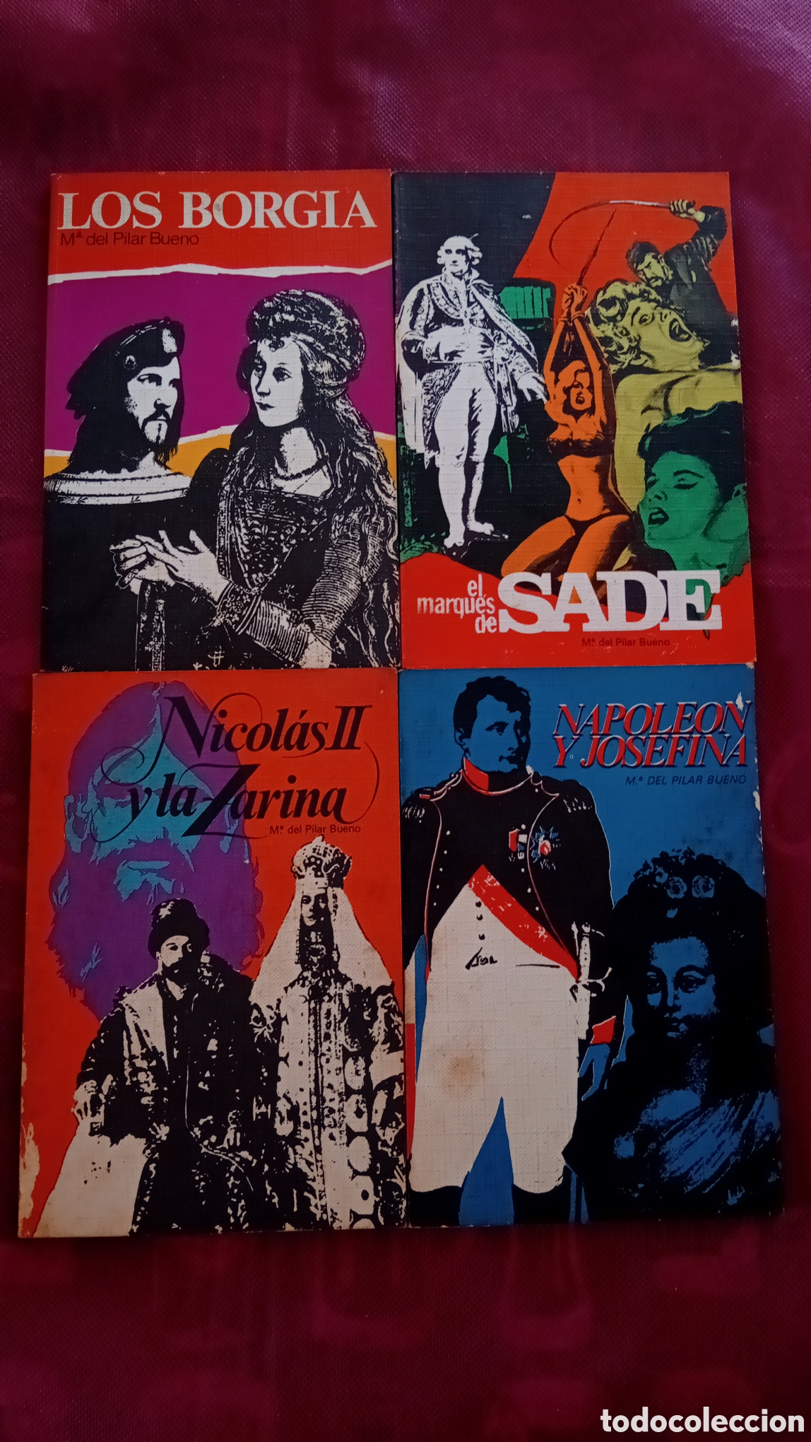 Libros de segunda mano: 4 LIBROS BOLSILLO ESTILO POP-ART