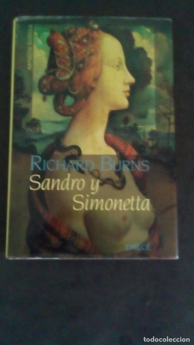 Libros de segunda mano: SANDRO Y SIMONETTA (Recreaci&oacute;n de la vida de Botticelli) - RICHARD BURNS
