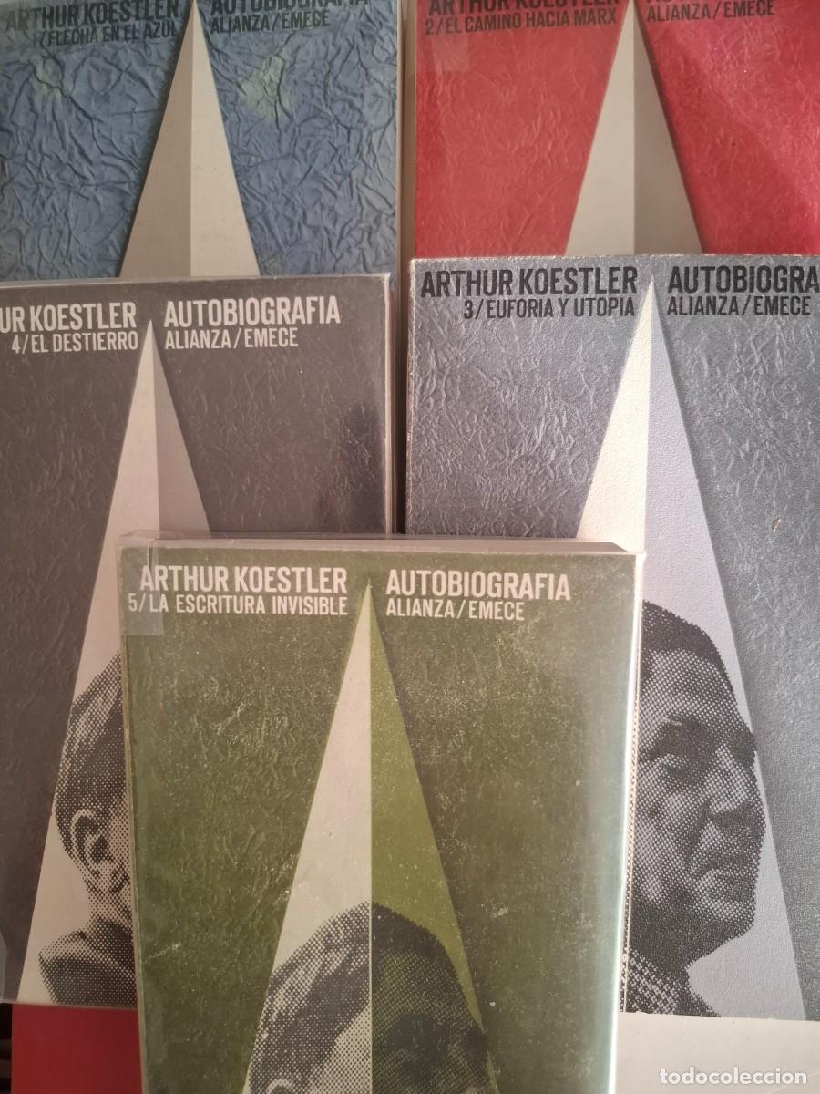 Libros de segunda mano: autobiograf&iacute;a 5 tomos Arthur Koestler