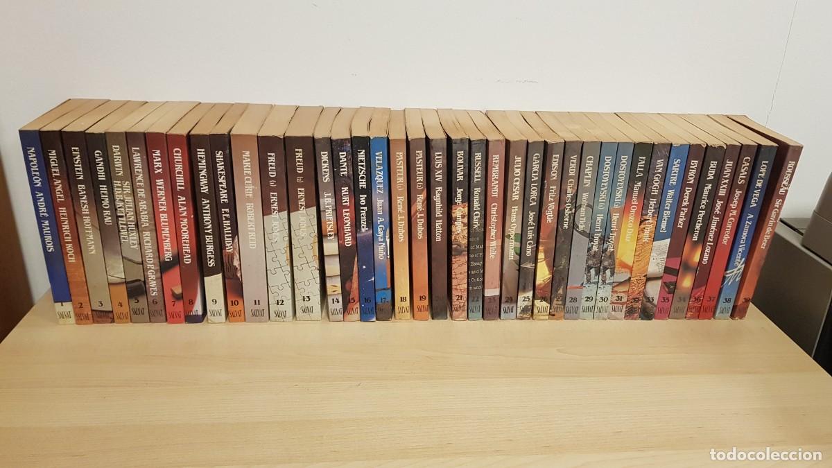 Libros de segunda mano: Biblioteca Salvat de Grandes Biografias Completa 100 Libros