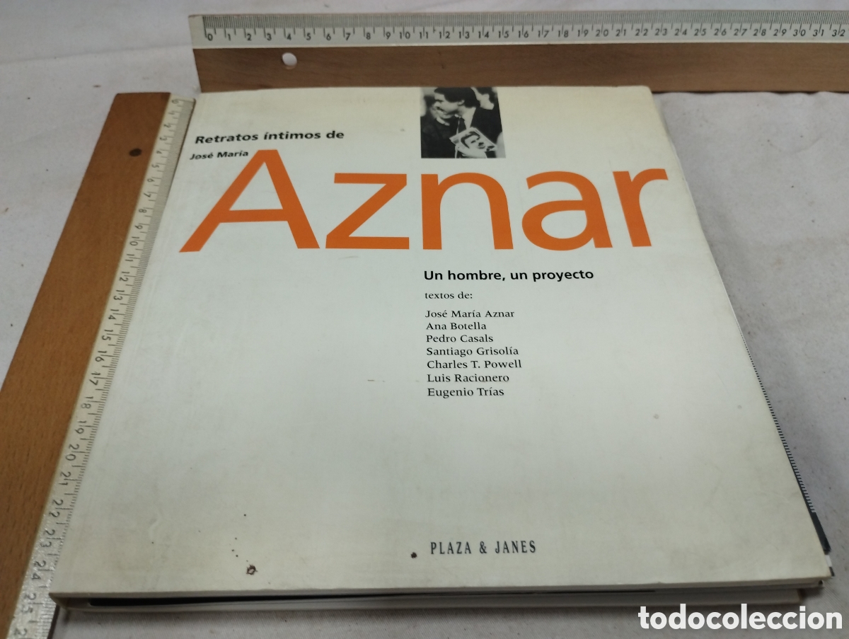 Libros de segunda mano: Retratos &iacute;ntimos de Jos&eacute; Mar&iacute;a Aznar. Editorial Plaza y Janes.