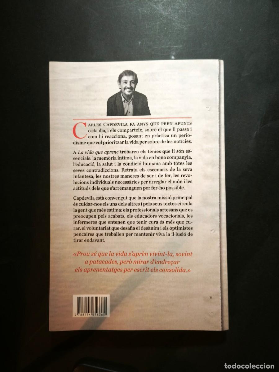 Libros de segunda mano: La vida que aprenc - Carles Capdevila - Foto 2