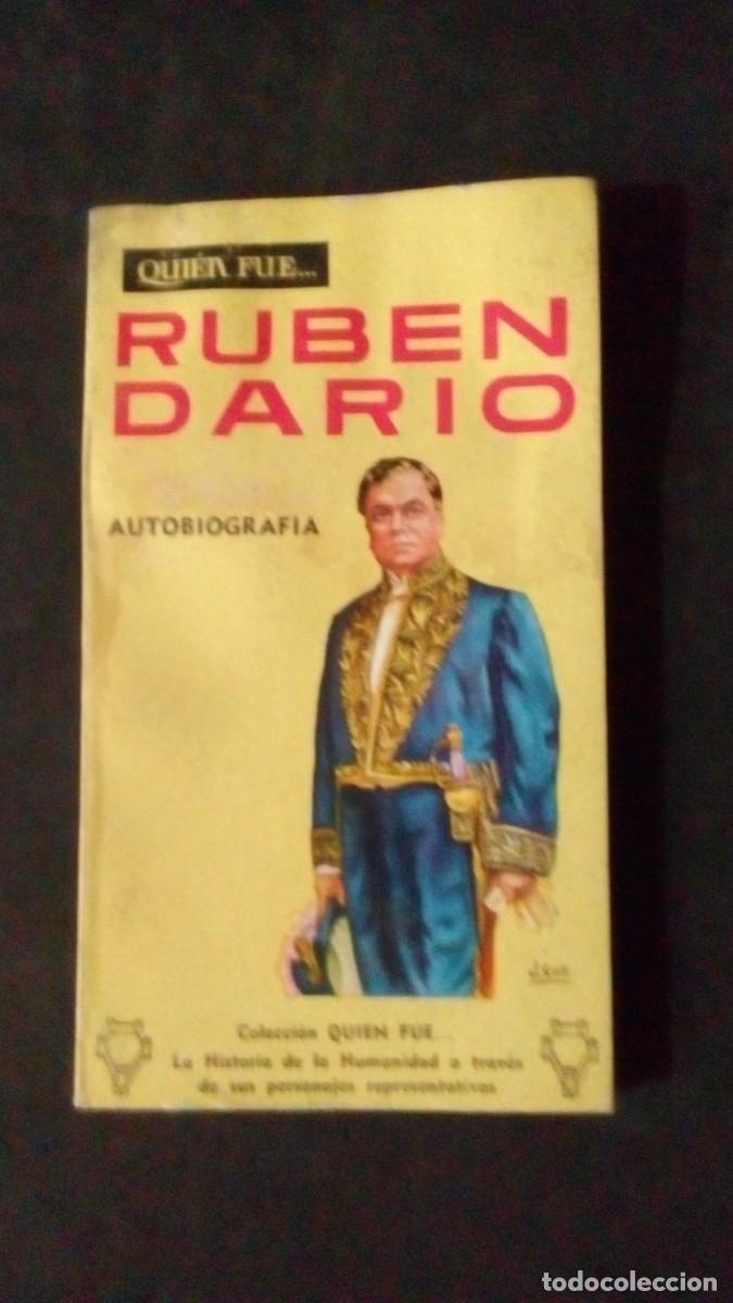Libros de segunda mano: QUI&Eacute;N FUE... RUB&Eacute;N DAR&Iacute;O-AUTOBIOGRAF&Iacute;A-1959-LA VIDA DE RUB&Eacute;N DAR&Iacute;O ESCRITA POR &Eacute;L MISMO