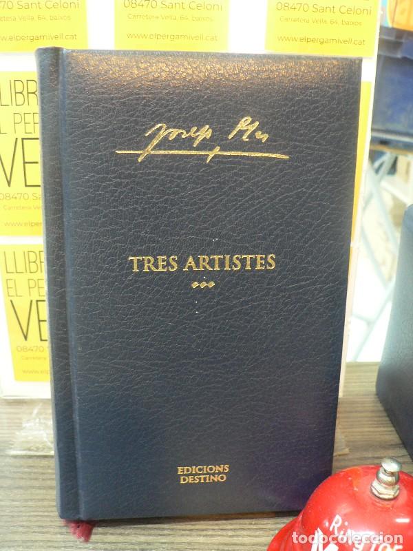 Libros de segunda mano: Tres artistes - Josep Pla - Destino / Enciclop&egrave;dia Catalana - Obra Completa, 14