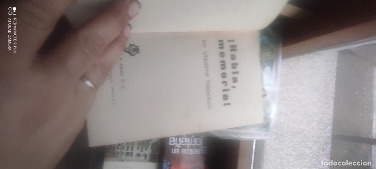 Libri di seconda mano: &iexcl;HABLA, MEMORIA!. VLADIMIR NABOKOV