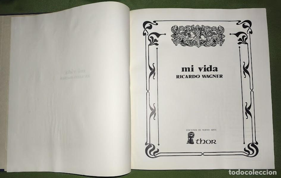 Libros de segunda mano: RICARDO WAGNER MI VIDA - Foto 3