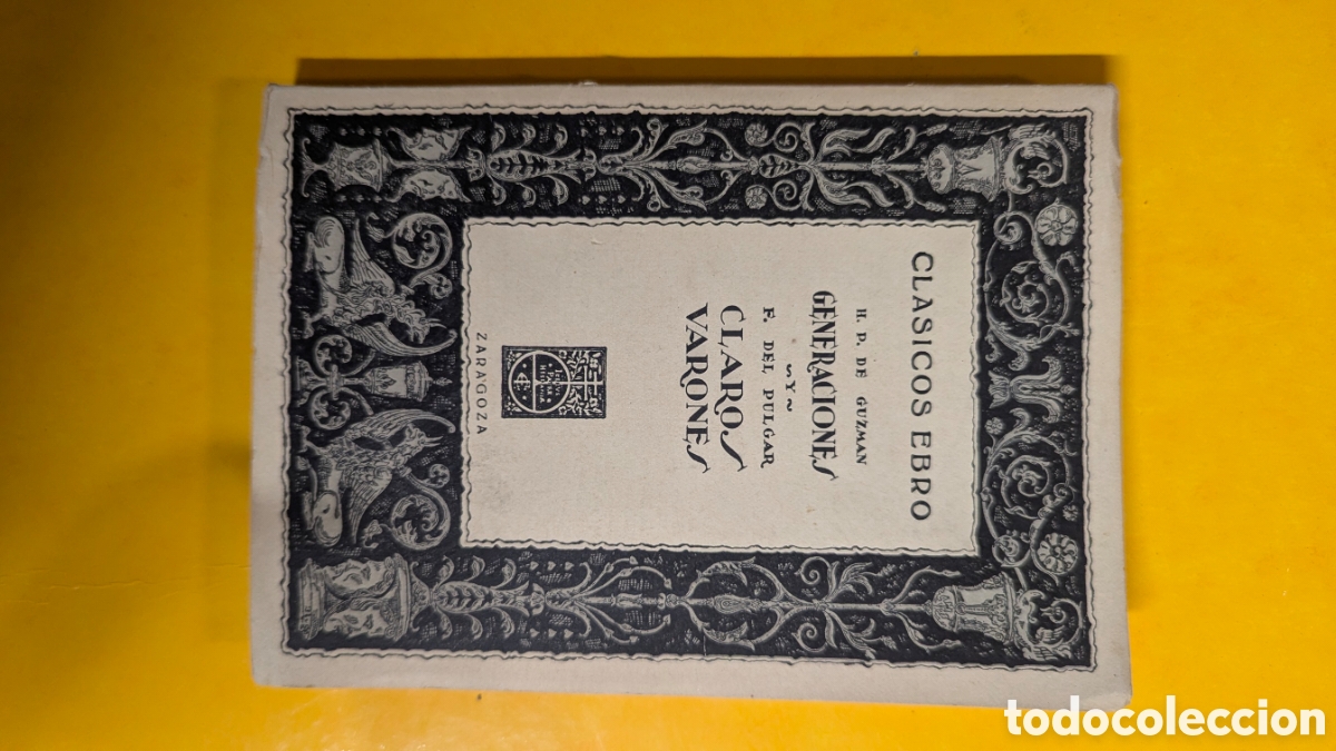 Libros de segunda mano: Generaciones y Semblanzas / Claros Varones