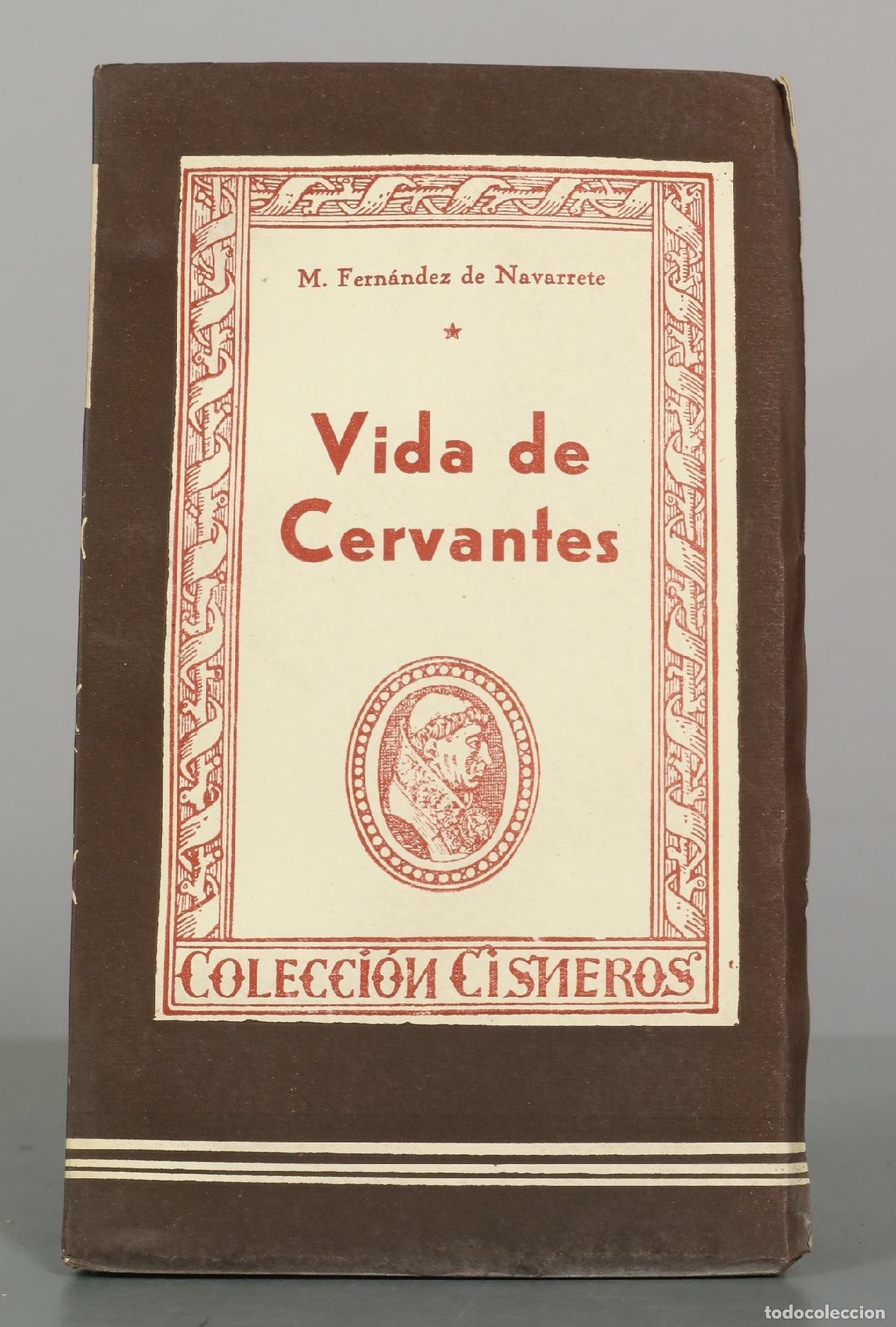 Libros de segunda mano: Vida de Cervantes - M. Fern&aacute;ndez de Navarrete - Ediciones Atlas