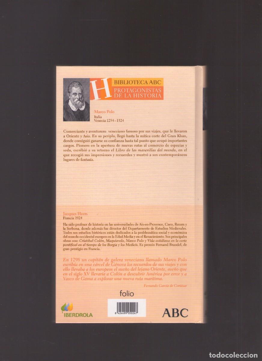 Libros de segunda mano: Bd. Marco Polo (Jacques Heers) - Foto 2