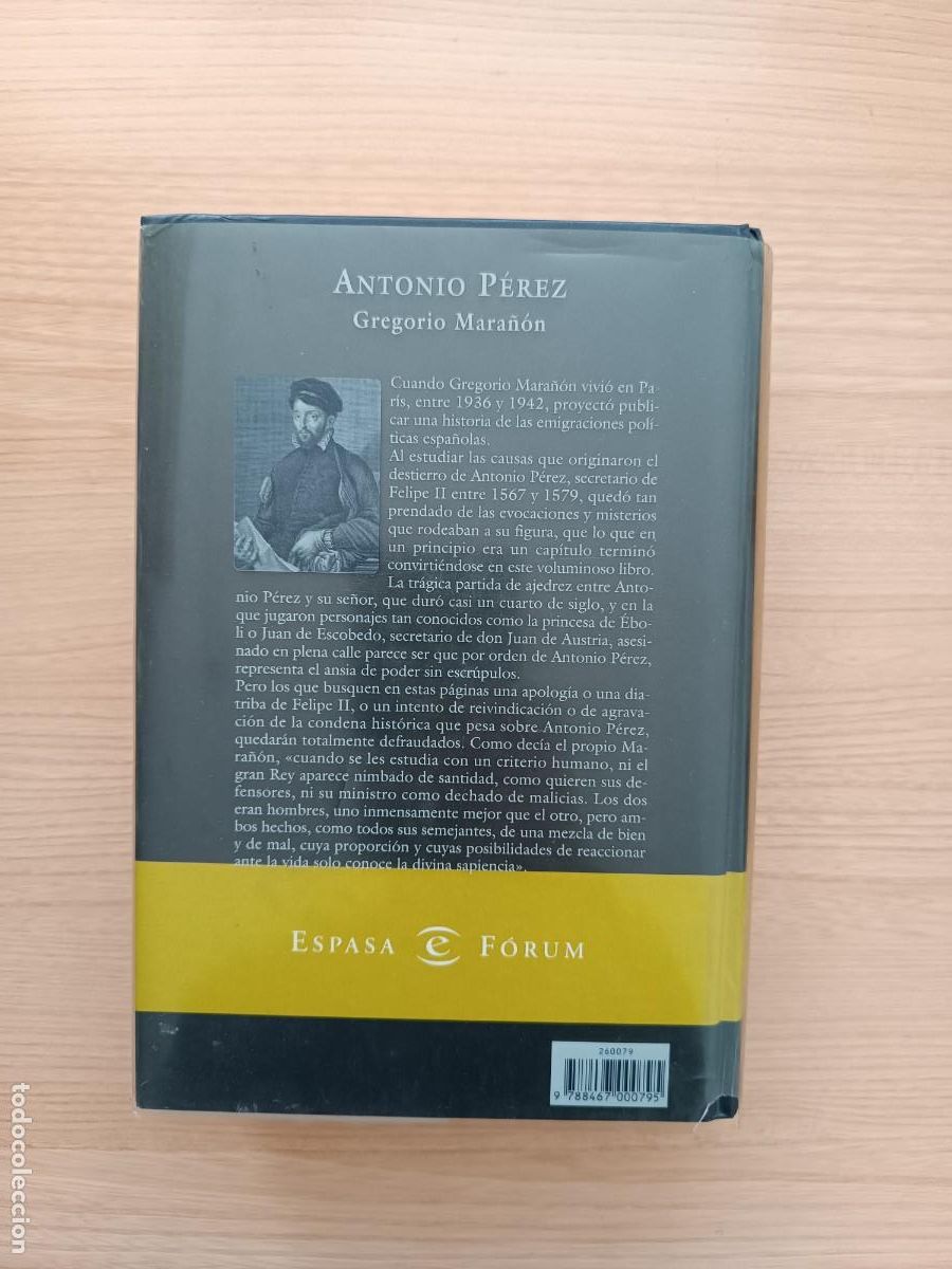 Libros de segunda mano: Antonio P&eacute;rez - Gregorio Mara&ntilde;&oacute;n. Espasa - Foto 2