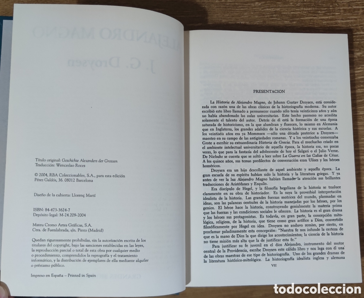 Libros de segunda mano: Libro - Alejandro (2004) J.G. Droysen - Foto 2