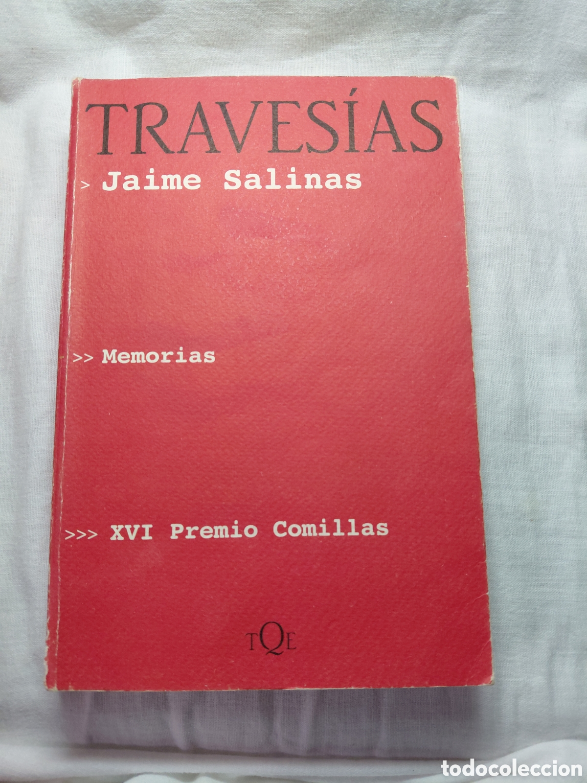 Libros de segunda mano: TRAVESIAS.MEMORIAS (1925-1955).JAIME SALINAS.TUSQUETS EDITORES 2003.-1&ordf; EDICION