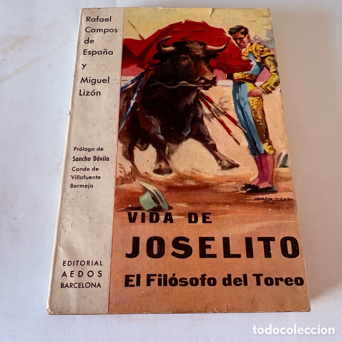 Libros de segunda mano: Libro vida de Joselito el fil&oacute;sofo del toreo