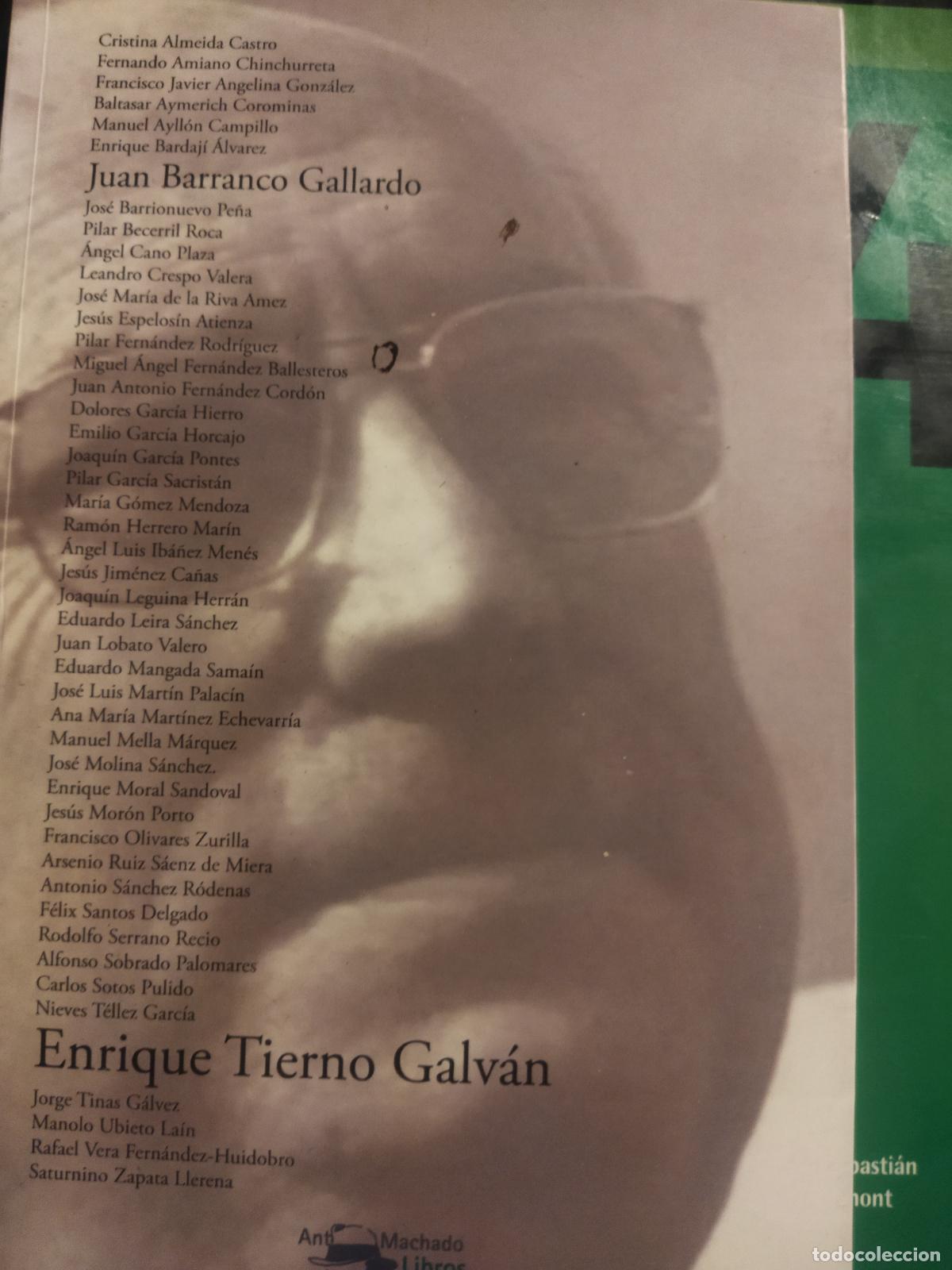 Libros de segunda mano: Enrique tierno Galv&aacute;n y su equipo