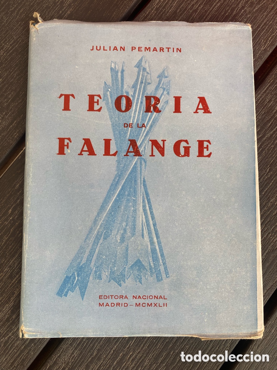 Libros de segunda mano: Teoria de la falange. 1942