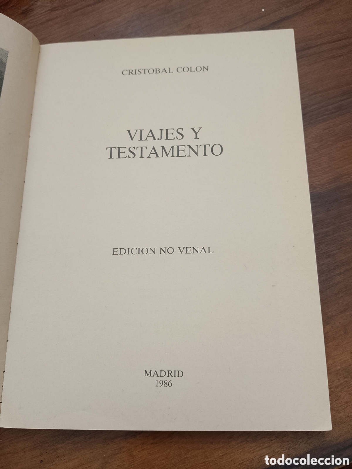 Libros de segunda mano: Crist&oacute;bal colon, viajes y testamento - Foto 3