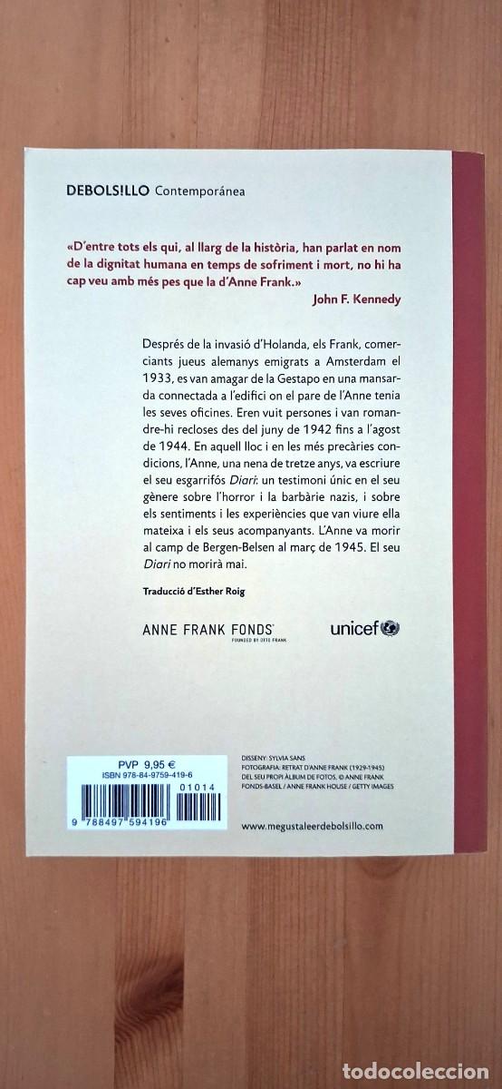 Libros de segunda mano: Anna Frank. Diari --- Anna Frank - Foto 2
