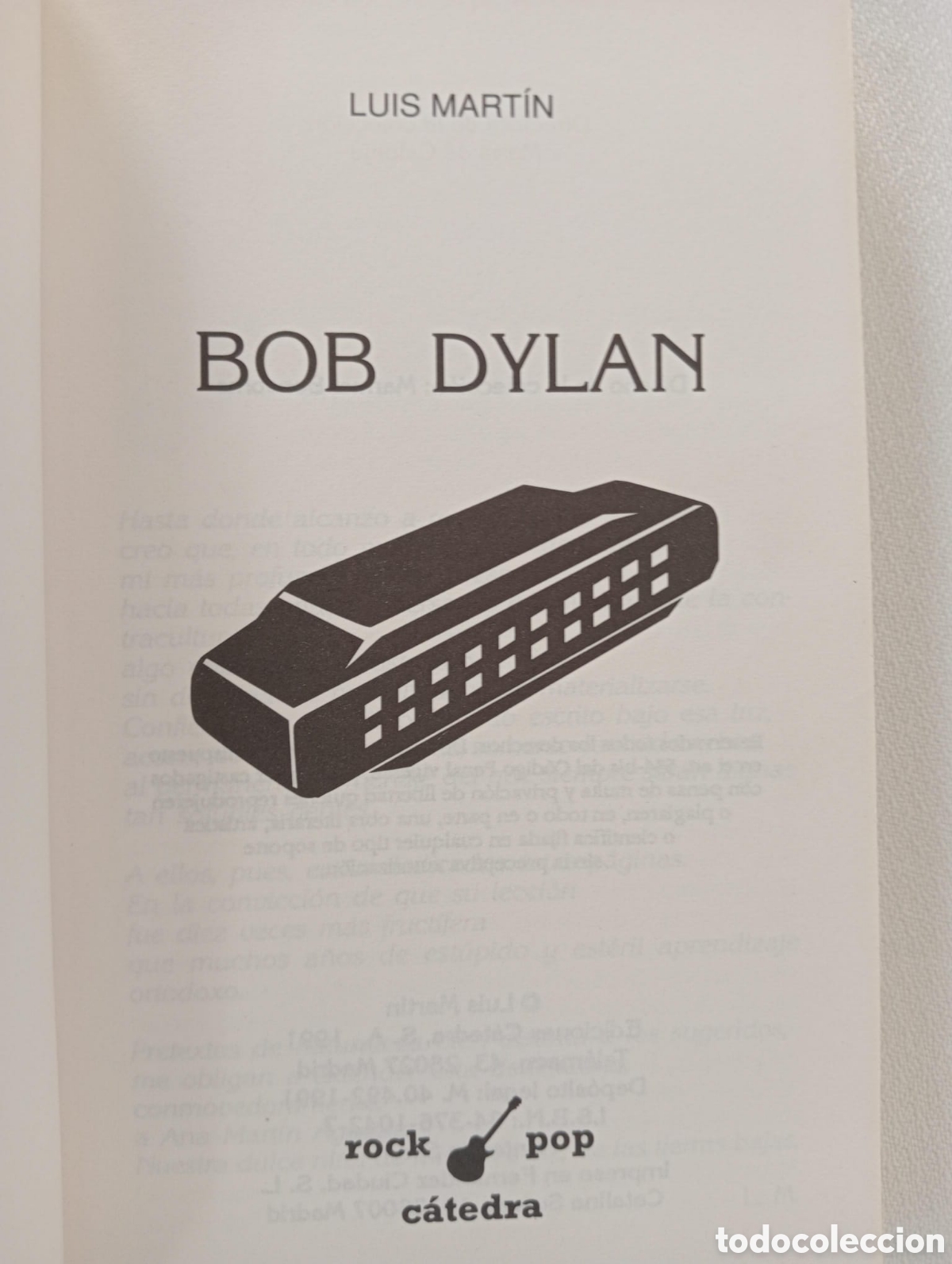 Libros de segunda mano: Bob Dylan / Luis Mart&iacute;n - Foto 2