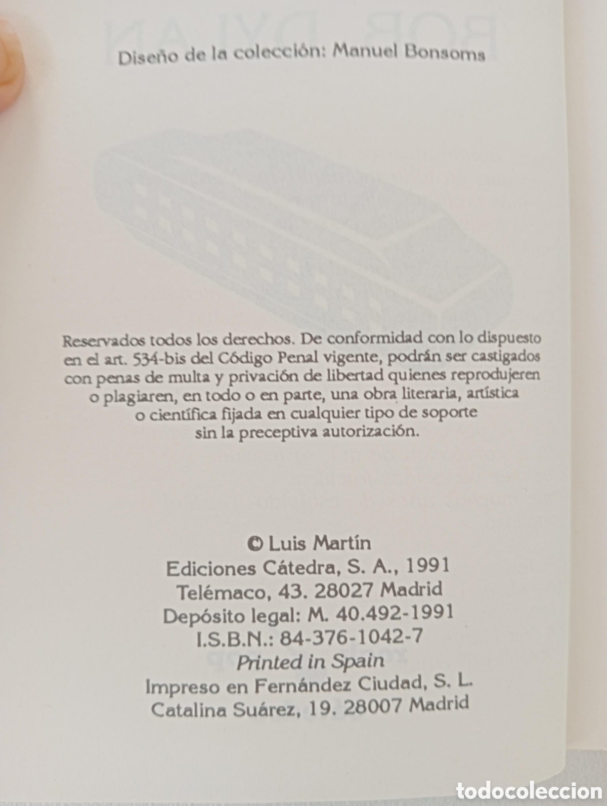 Libros de segunda mano: Bob Dylan / Luis Mart&iacute;n - Foto 3