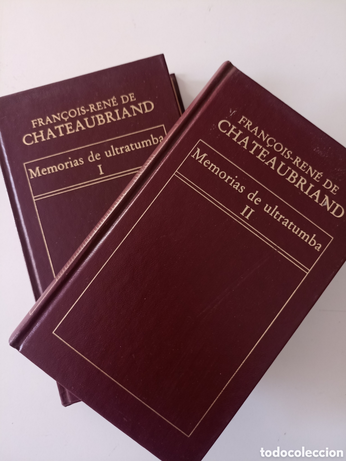 Libros de segunda mano: Fran&ccedil;ois-Ren&eacute; de Chateaubriand - Memorias de ultratumba (Orbis, 1982) 2 tomos
