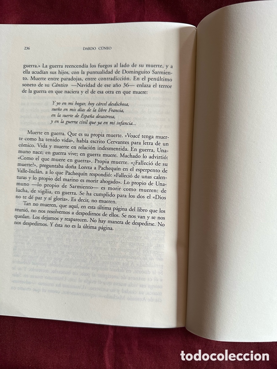 Libros de segunda mano: Libro Sarmiento y Unamuno - Foto 3