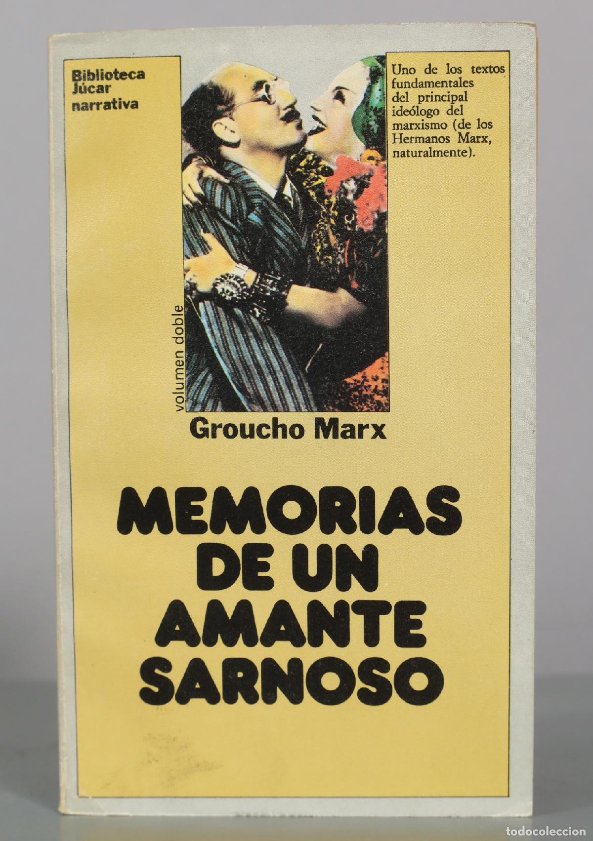 Libros de segunda mano: Memorias de un amante sarnoso - Groucho Marx - Biblioteca J&uacute;car