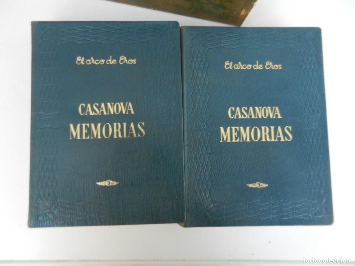 Libros de segunda mano: CASANOVA MEMORIAS - JACOBO CASANOVA - TOMOS I Y II - EL ARCO DE EROS - EDAF 1962.