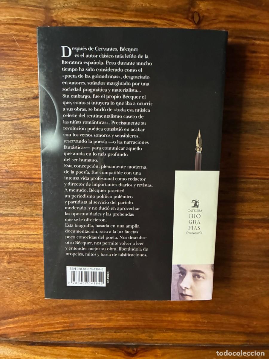 Libros de segunda mano: B&eacute;cquer. Vida y &eacute;poca. Joan Estruch Tobella. C&aacute;tedra. - Foto 2