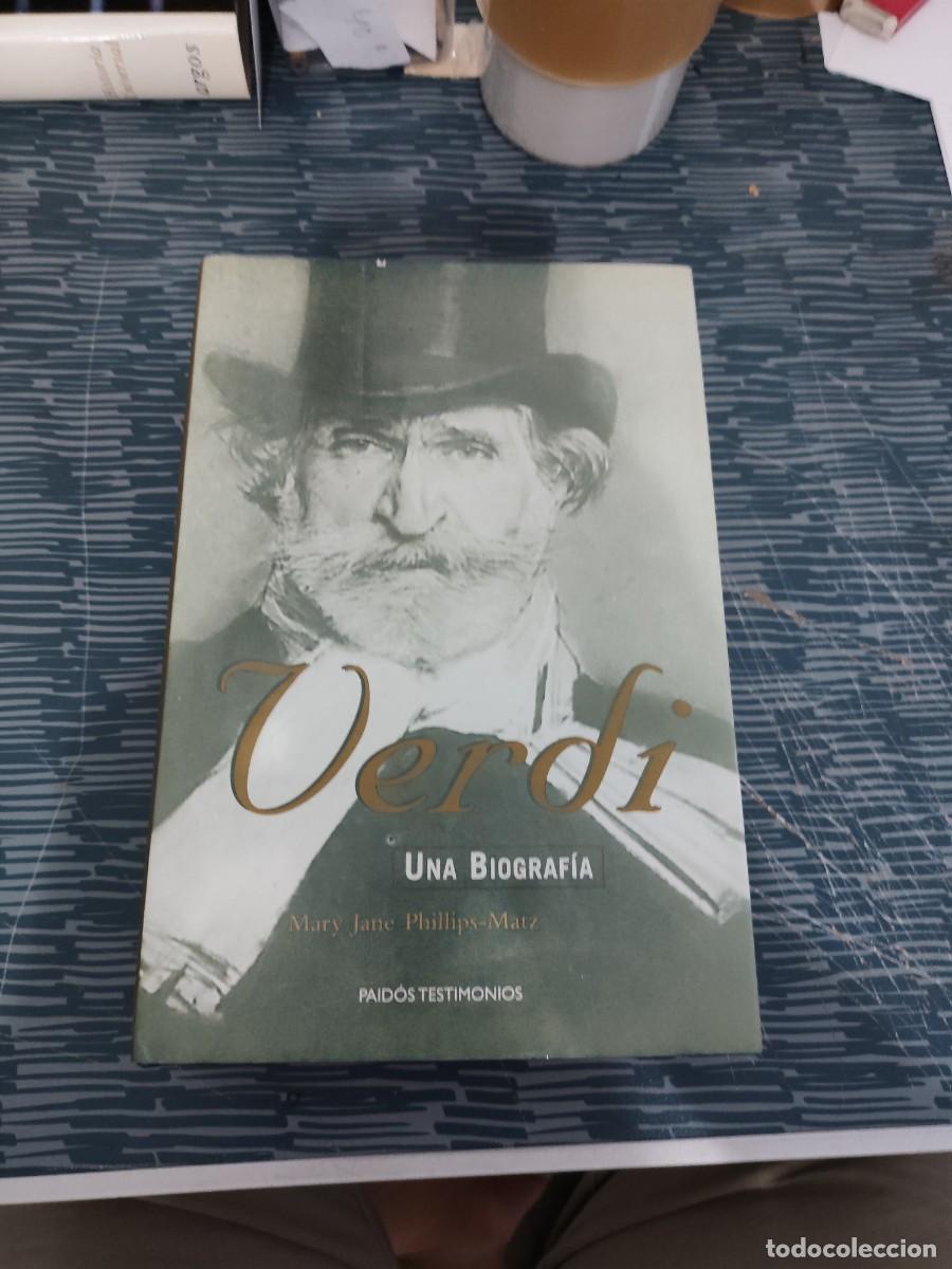Libros de segunda mano: VERDI,UNA BIOGRAF&Iacute;A,MARY JANE PHILLIPS MATZ, PAID&Oacute;S EDITORIAL,2001,939 P&Aacute;GINAS.