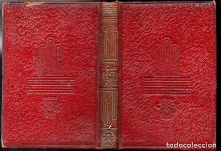 Libros de segunda mano: ETIENNE GILSON : SANTO TOM&Aacute;S DE AQUINO (AGUILAR CRISOL 1944)