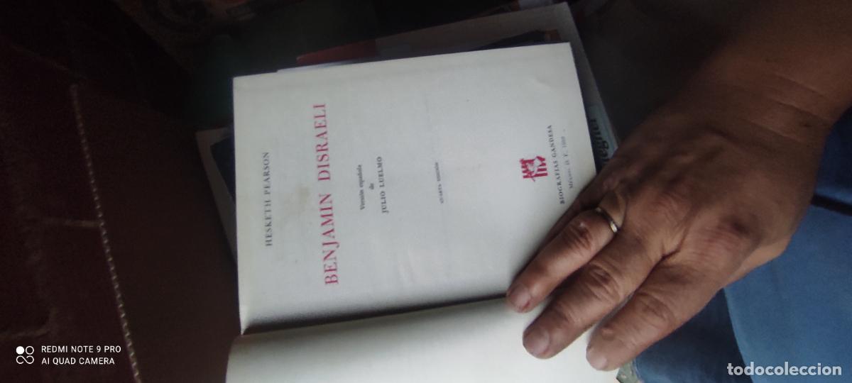 Libros de segunda mano: &rdquo;pol&iacute;ticos y gobernantes: Benjamin Disraeli&rdquo; de Hesketh Pearson