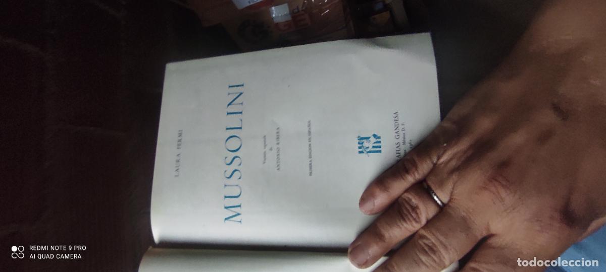 Libros de segunda mano: MUSSOLINI. LAURA FERMI. POLITICOS Y GOBERNANTES. MEXICO 1962.
