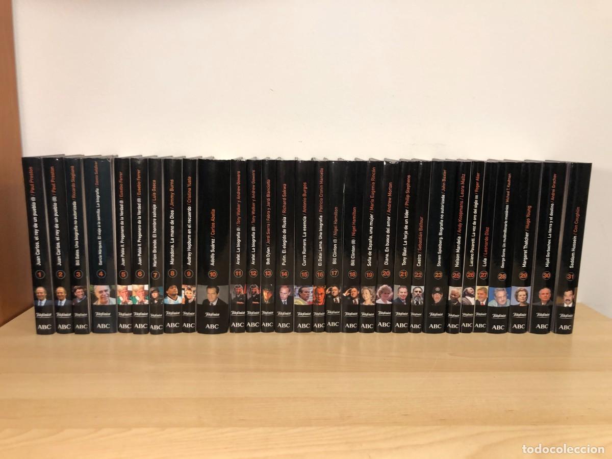 Libros de segunda mano: Colecci&oacute;n Completa 31 Libros Biograf&iacute;as Vivas ABC Folio 2005 Tapa Dura