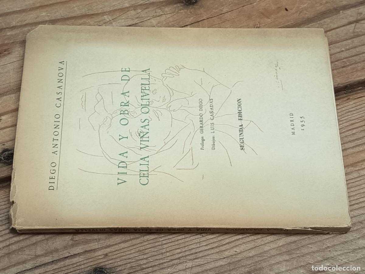 Libros de segunda mano: 1955 - DIEGO ANTONIO CASANOVA. Vida y obra de Celia Vi&ntilde;as Olivella - DEDICADO POR EL AUTOR