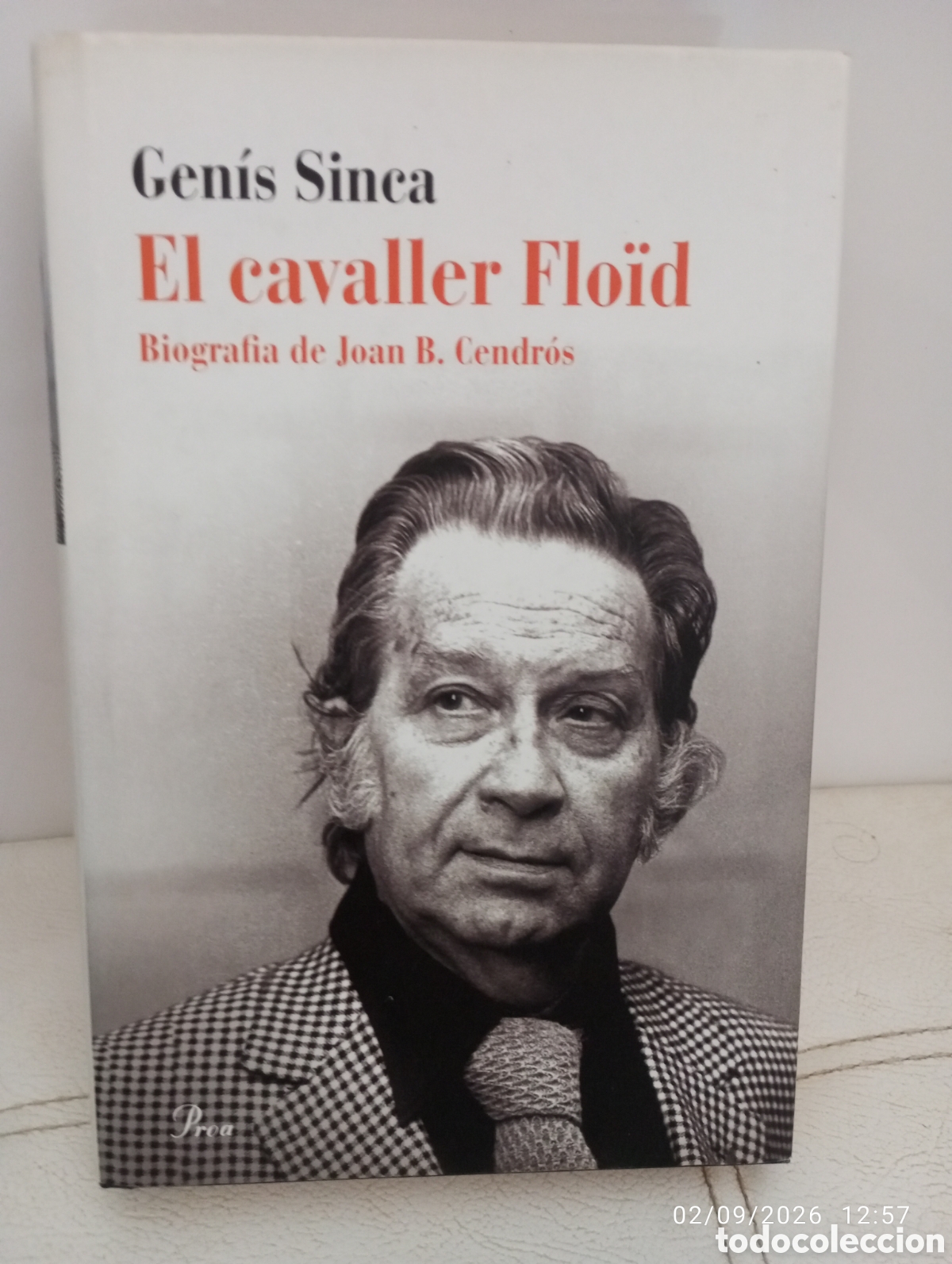 Libros de segunda mano: Genis Sinca . El cavaller Floid .Biografia de Joan B Cendr&oacute;s . Proa .