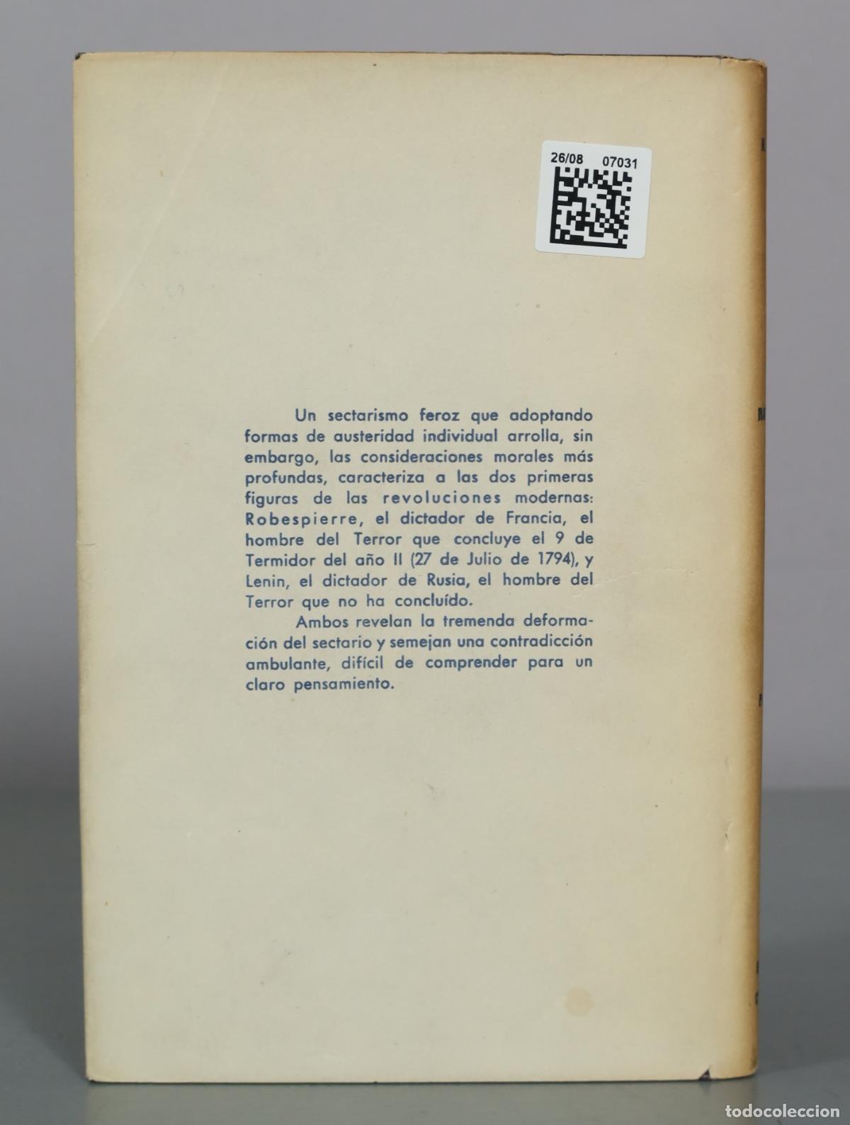 Libros de segunda mano: Robespierre - Lenin - Nicolas Gonzalez Ruiz - Foto 2