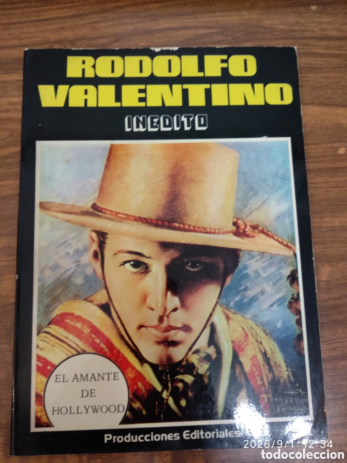 Libros de segunda mano: Rodolfo Valentino.Inedito.